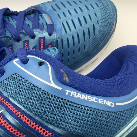 Brooks Transcend 5 Women’s Running Shoes Sz 9 Blue GuideRails Stability Support - Picture 5 of 9